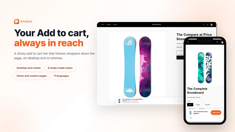 Stickly: Sticky Add to Cart