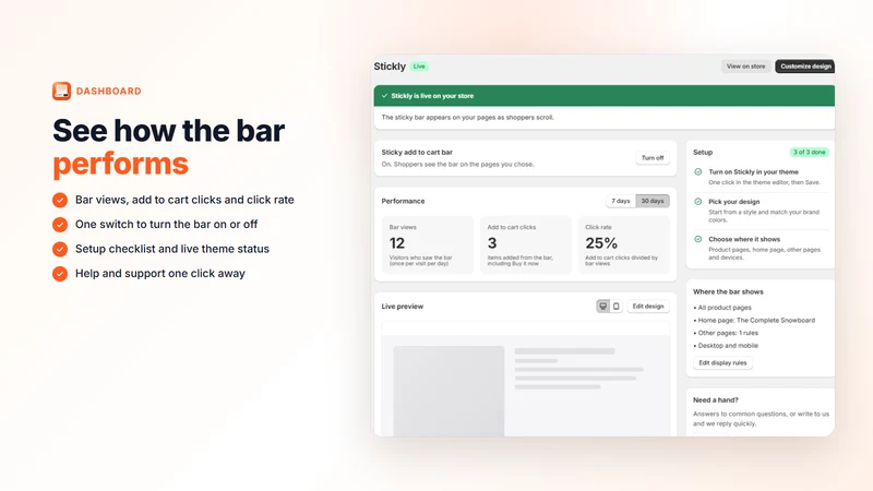 Stickly: Sticky Add to Cart