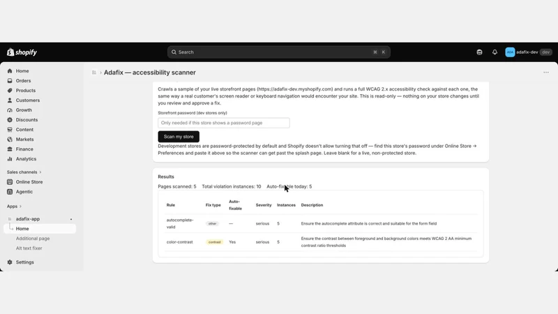 Adafix ‑ Accessibility Fixer