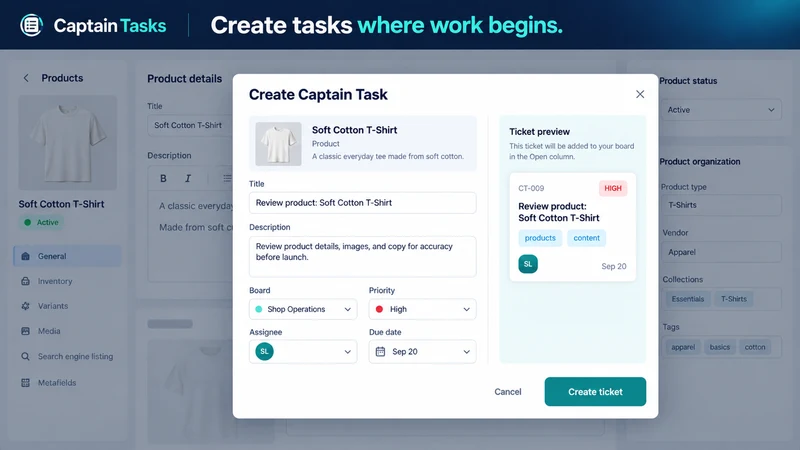 Captain Tasks