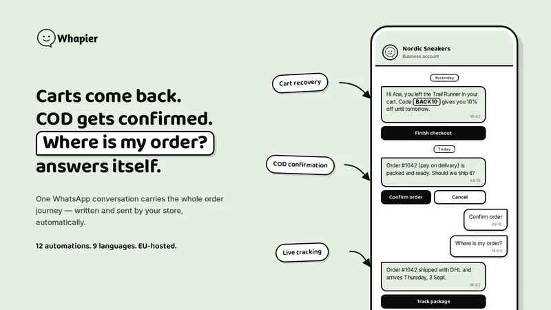 Whapier ‑ Whatsapp Conversions