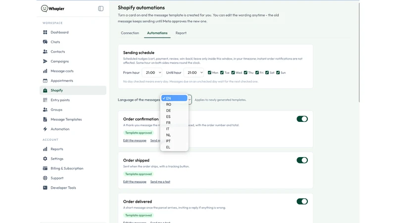 Whapier ‑ Whatsapp Conversions