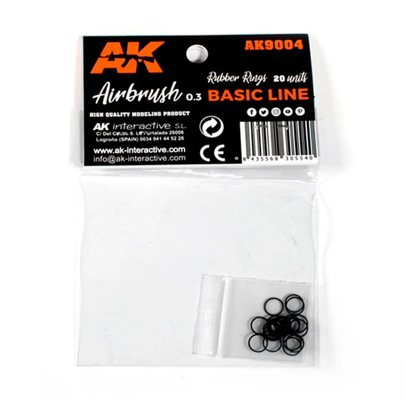 Anillos de Goma para Aerógrafo