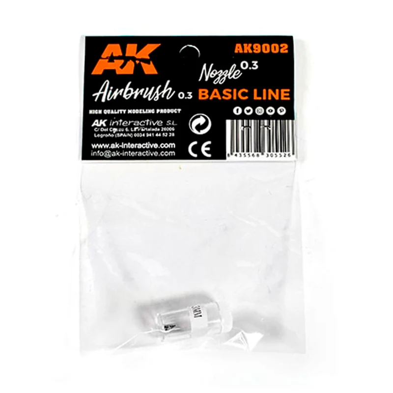 Boquilla 0.3 para Aerógrafo AK Interactive