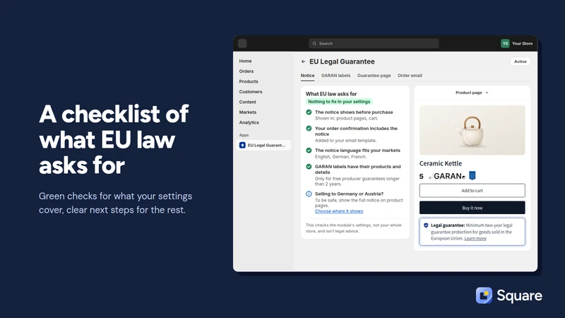 EU Legal Guarantee by Square