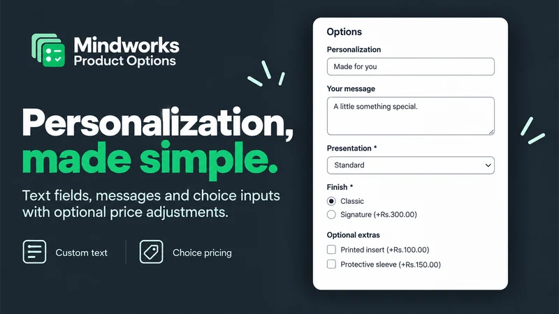 Mindworks Product Options