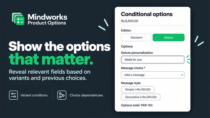 Mindworks Product Options