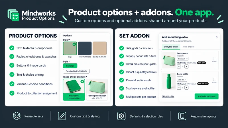 Mindworks Product Options