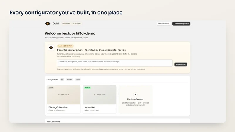 Ochi ‑ 3D Configurator