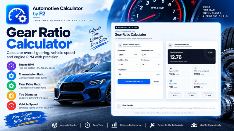 Automotive Calculator by F2