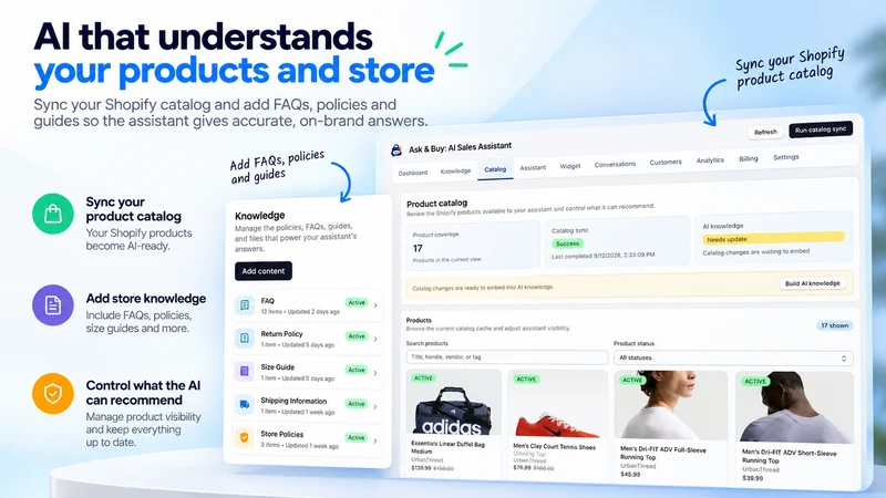 Ask & Buy: AI Sales Assistant
