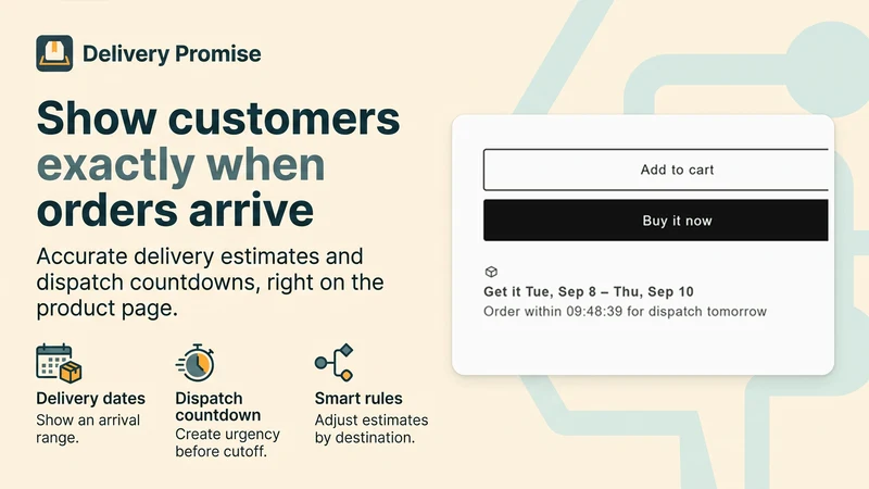Delivery Promise by Arcetri