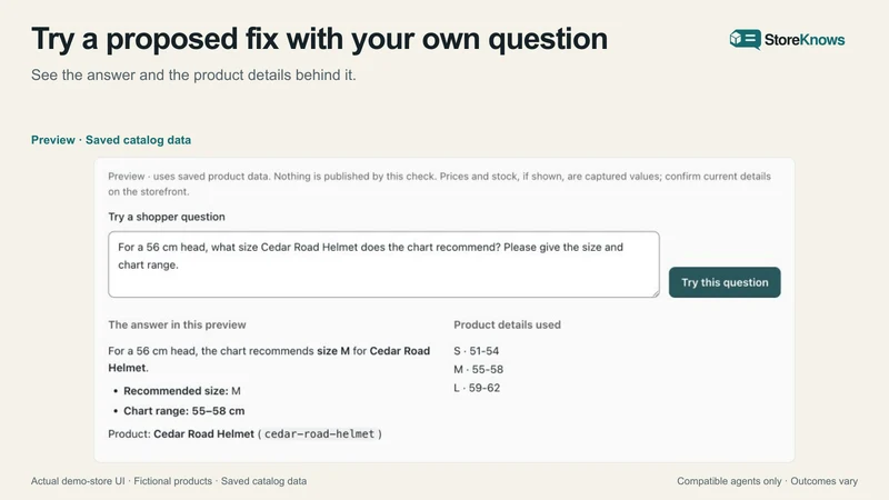 StoreKnows: AI Shopper Answers