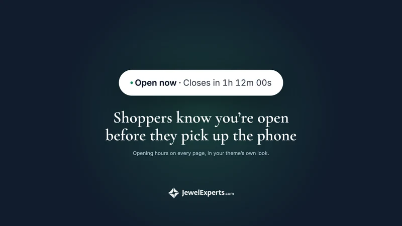 JewelExperts Store Hours