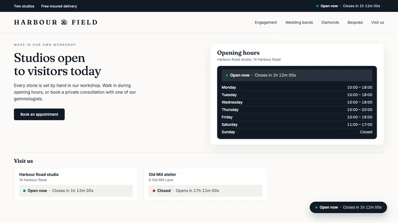 JewelExperts Store Hours