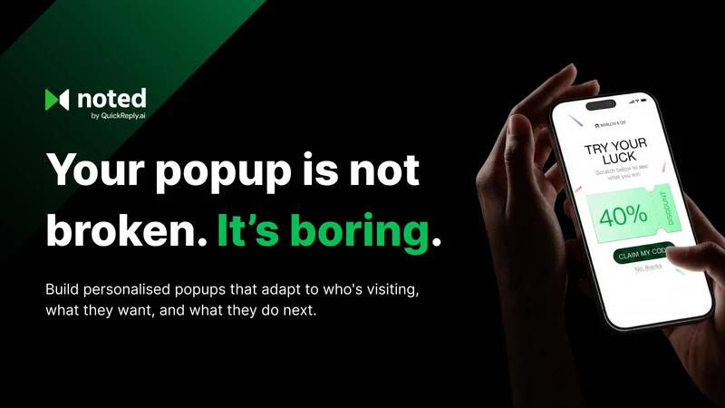 Noted: SMS & Email AI Popups