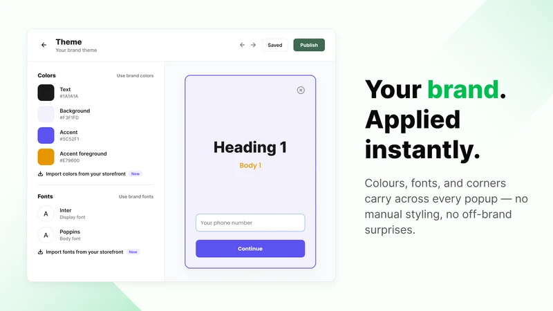 Noted: SMS & Email AI Popups