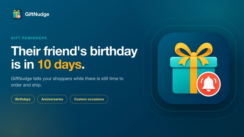 GiftNudge: Gift Reminder