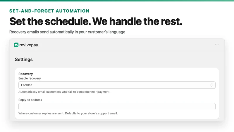 Failed Payment: RevivePay