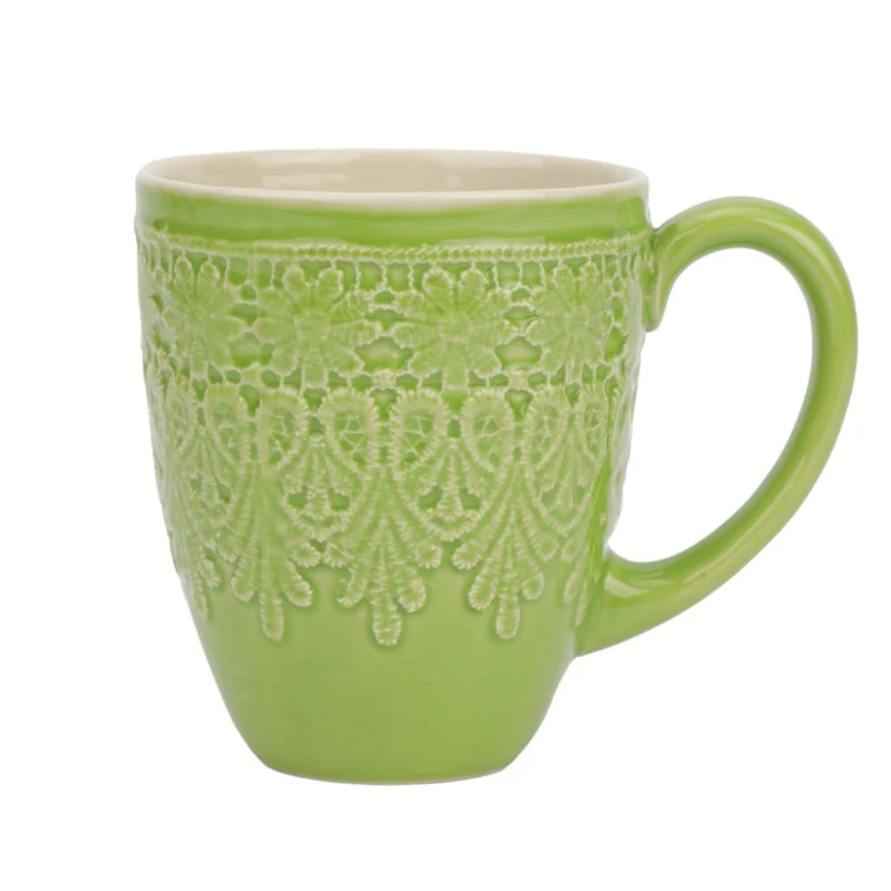 Taza cenefa verde. Tailandia