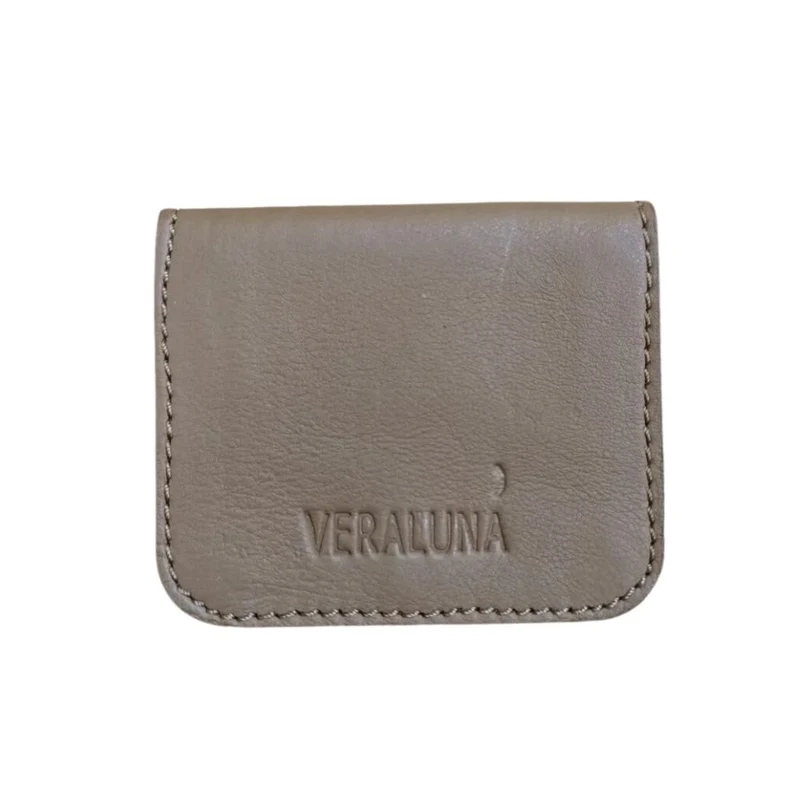 Monedero camel piel. India