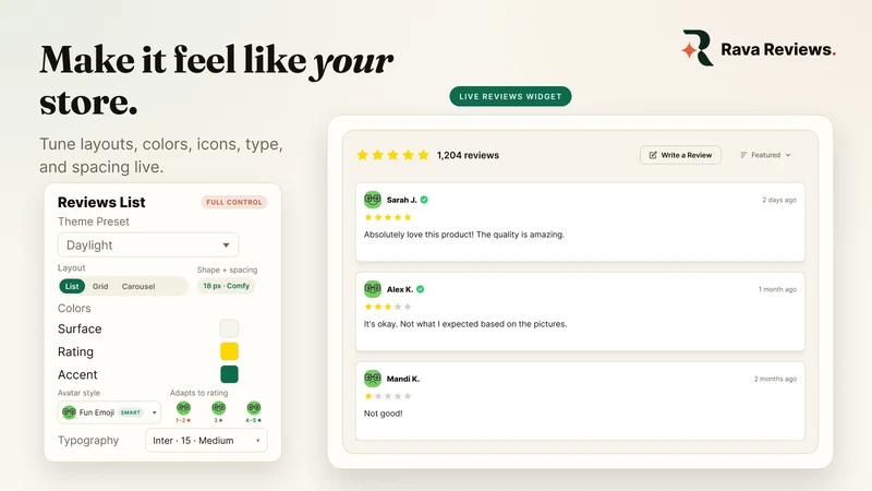Rava Reviews
