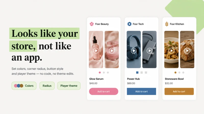 Foxr Shoppable Videos & UGC