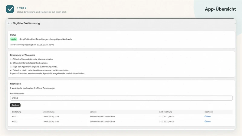 KlarJa Download‑Checkbox
