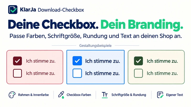 KlarJa Download‑Checkbox