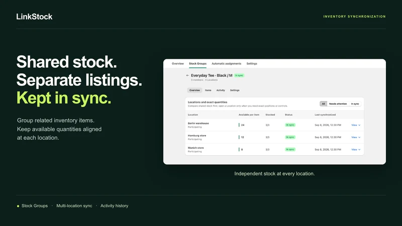 LinkStock: Shared Stock Sync