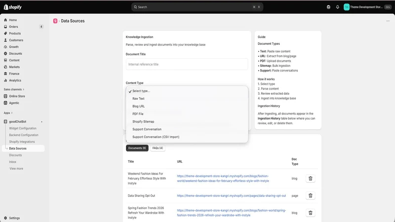 goodChatBot: AI Chatbot