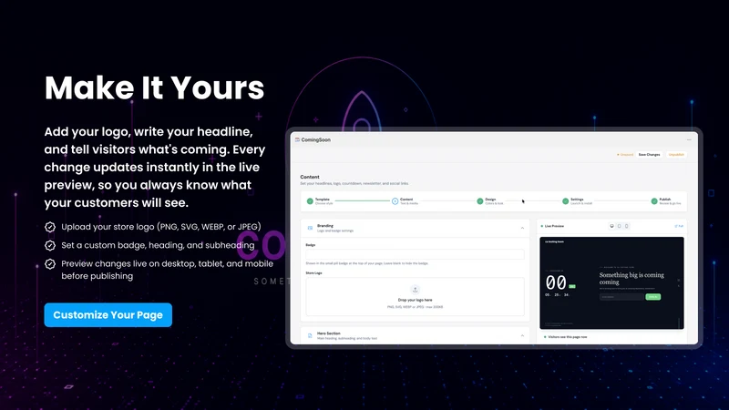 PreLaunch ‑ Launchpage Builder
