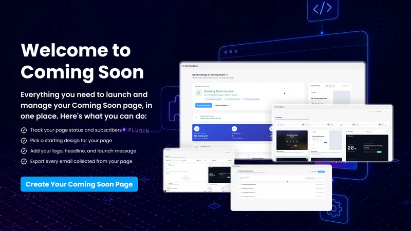 PreLaunch ‑ Launchpage Builder