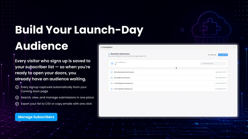 PreLaunch ‑ Launchpage Builder