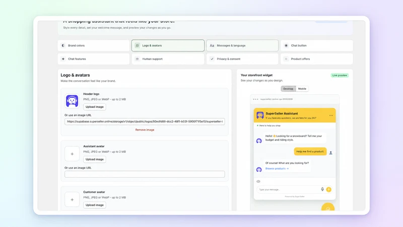 SuperSeller Chat