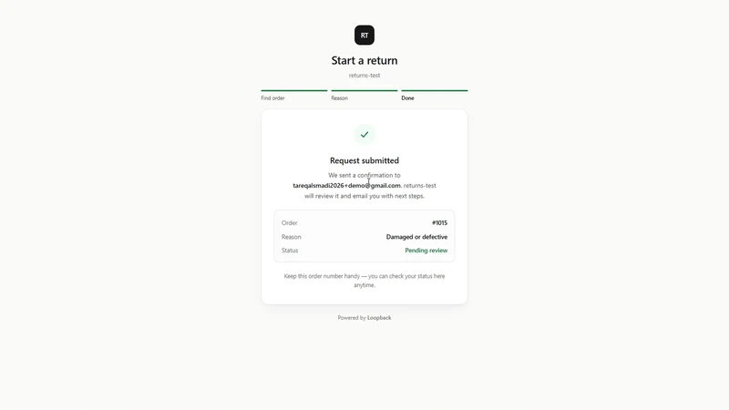 Loopback Returns