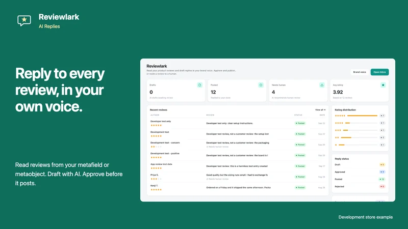 Reviewlark AI Replies