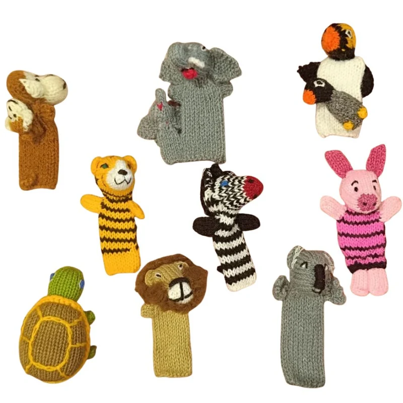 Marionetas dedo animales. Perú