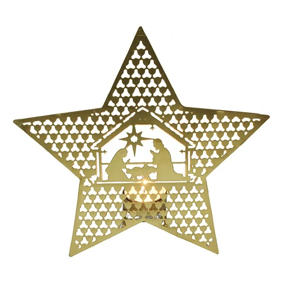 Misterio candelero en estrella. India