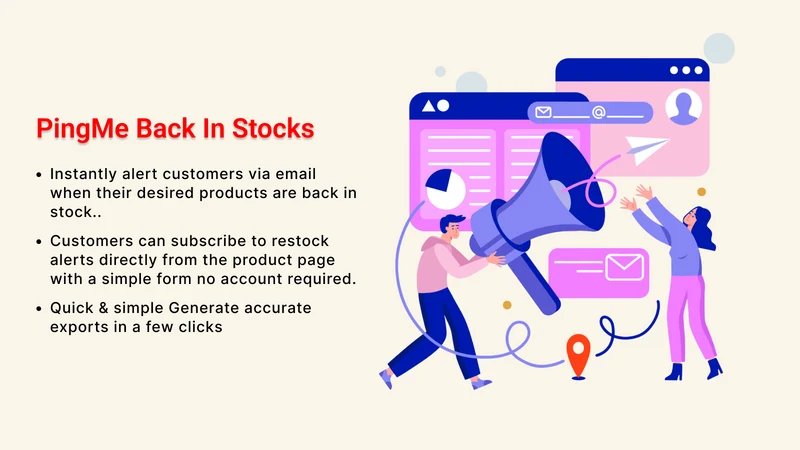 PingMe Back In Stock