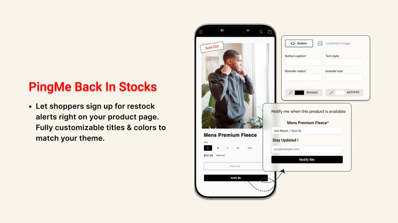 PingMe Back In Stock