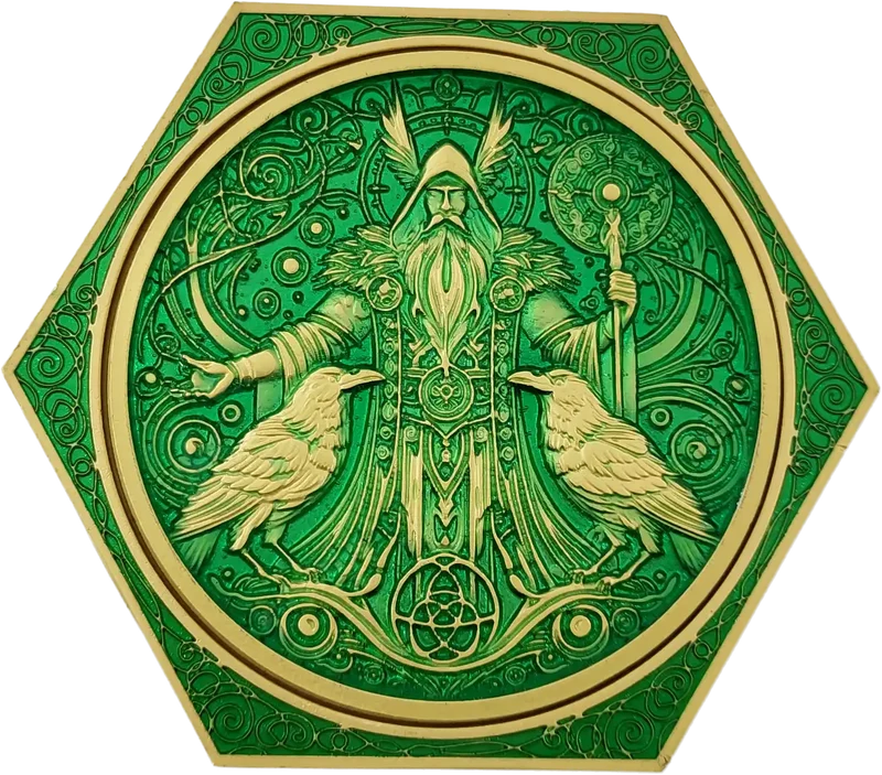 Chromatic Dragon's Fortune Dial - Multi-Function D&D Metal Dice with Rotating Dials & Number Wheel