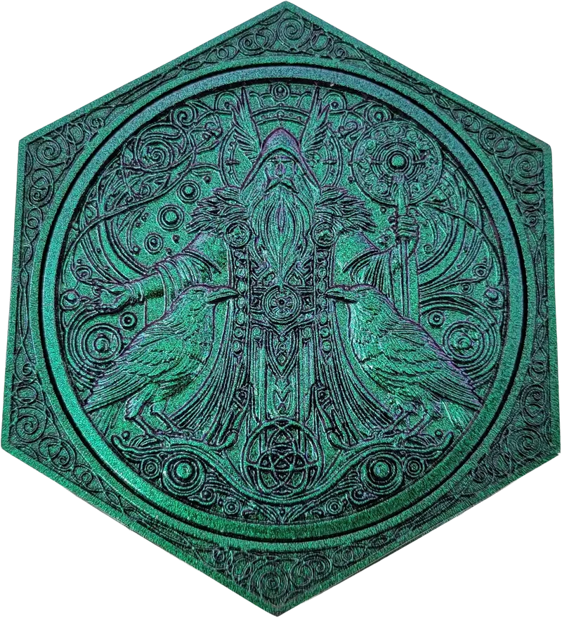 Chromatic Dragon's Fortune Dial - Multi-Function D&D Metal Dice with Rotating Dials & Number Wheel
