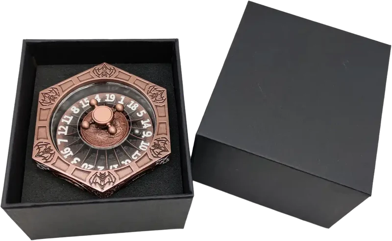Chromatic Dragon's Fortune Dial - Multi-Function D&D Metal Dice with Rotating Dials & Number Wheel