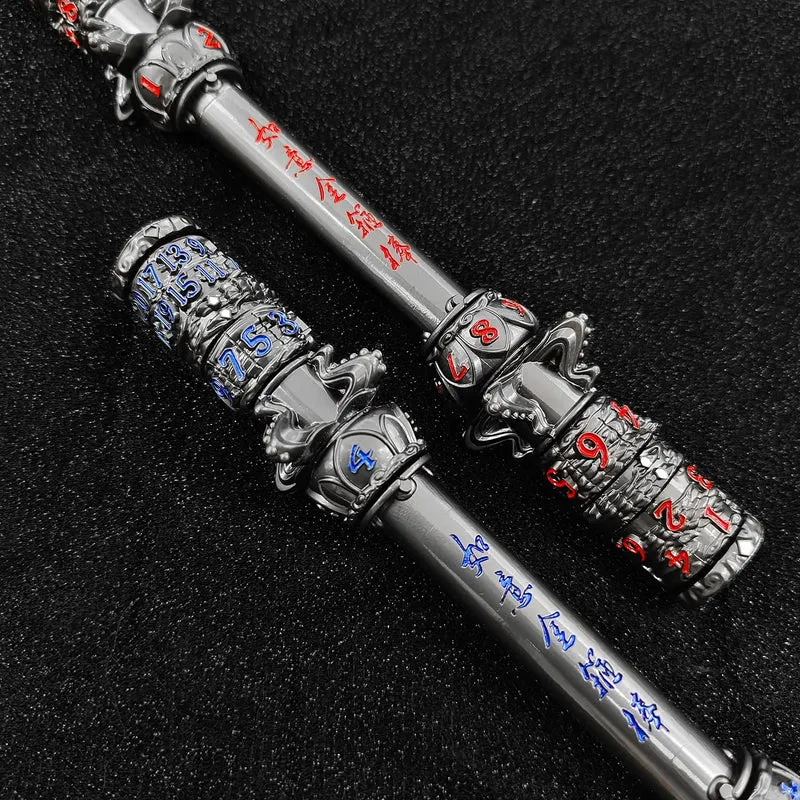 Ruyi Rod of Seven Fates DnD Dice of the Monkey King 7-in-1 Metal Spinner Dice - Unique Dice