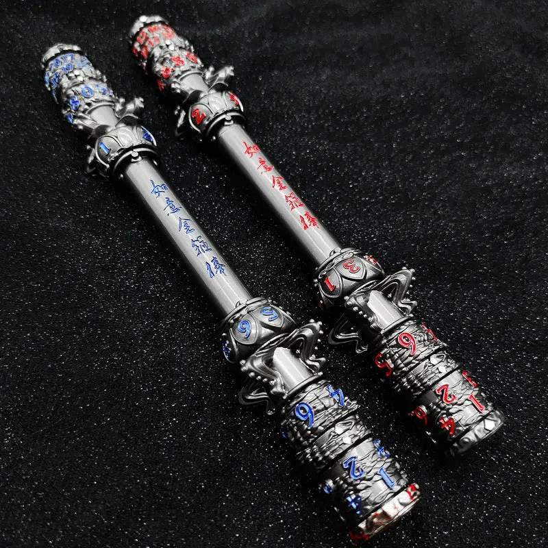 Ruyi Rod of Seven Fates DnD Dice of the Monkey King 7-in-1 Metal Spinner Dice - Unique Dice