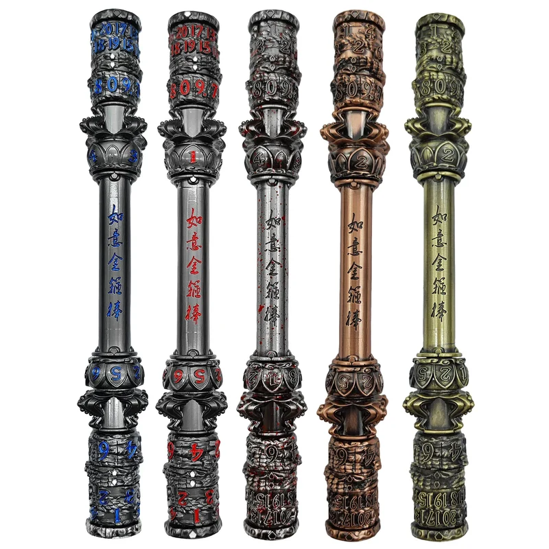 Ruyi Rod of Seven Fates DnD Dice of the Monkey King 7-in-1 Metal Spinner Dice - Unique Dice