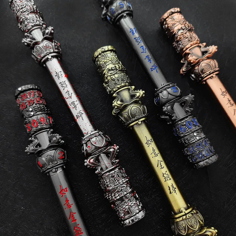 Ruyi Rod of Seven Fates DnD Dice of the Monkey King 7-in-1 Metal Spinner Dice - Unique Dice