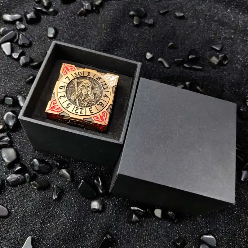 Arcane Relic: 7-in-1 Metal Spinner Dice - Unique Dice Cube Dice