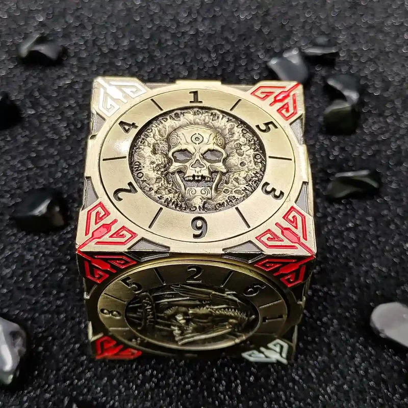Arcane Relic: 7-in-1 Metal Spinner Dice - Unique Dice Cube Dice